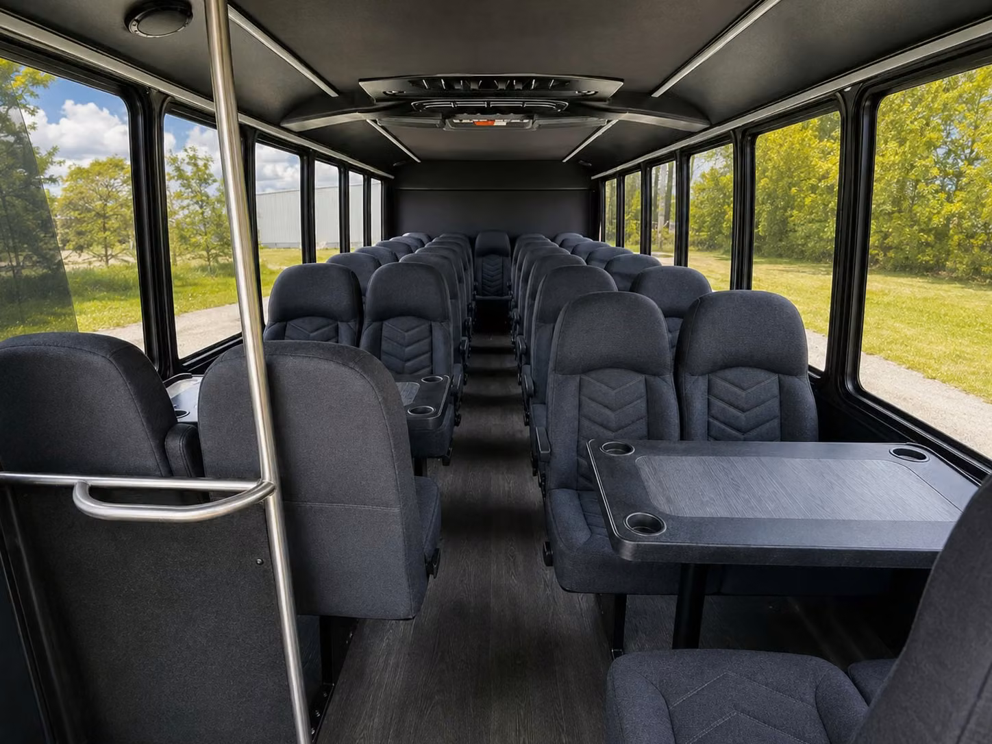 18 passenger minibus interior