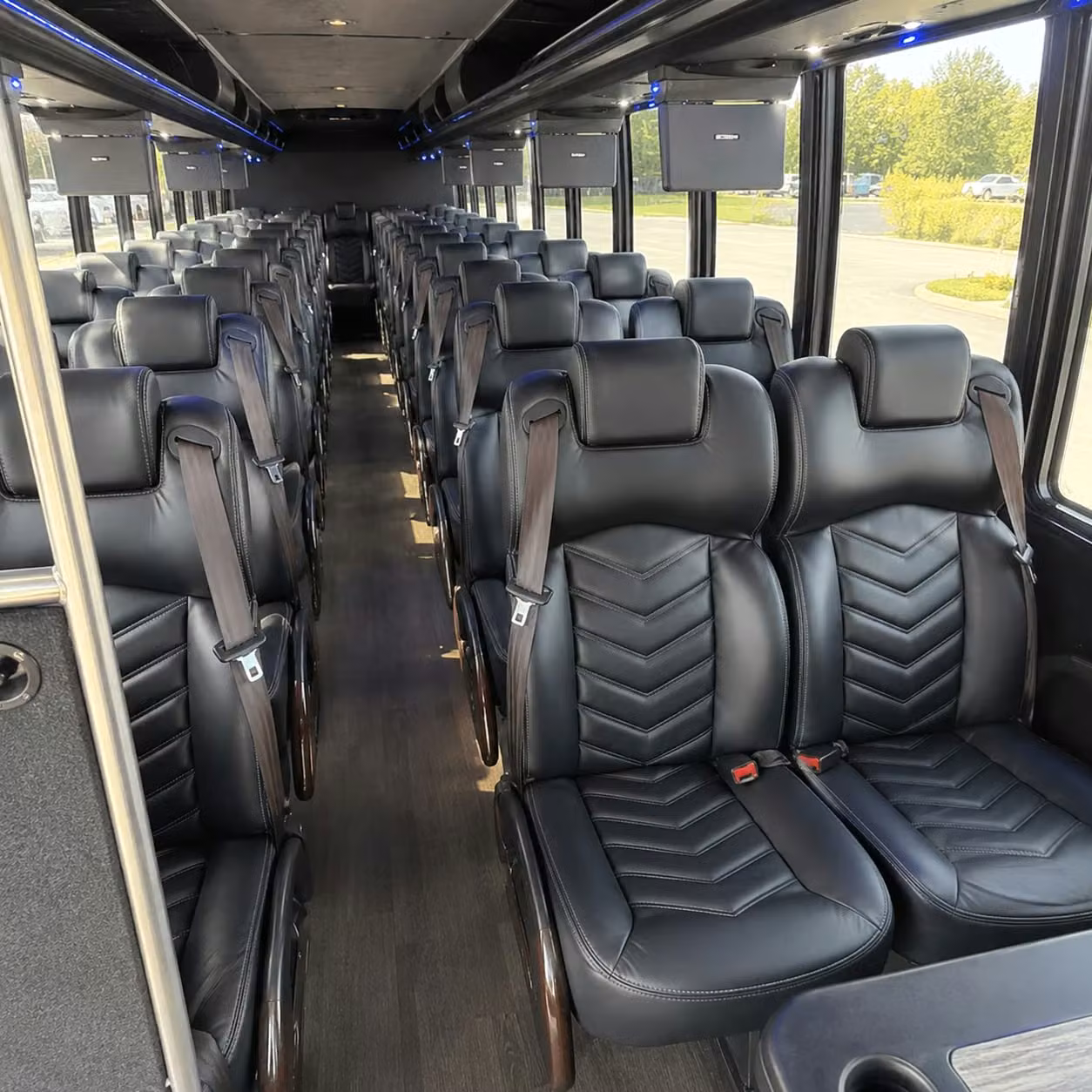 28 passenger minibus inside