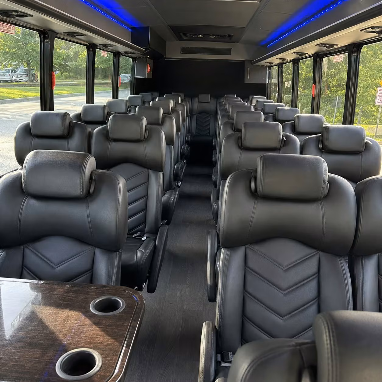 30 passenger minibus inside