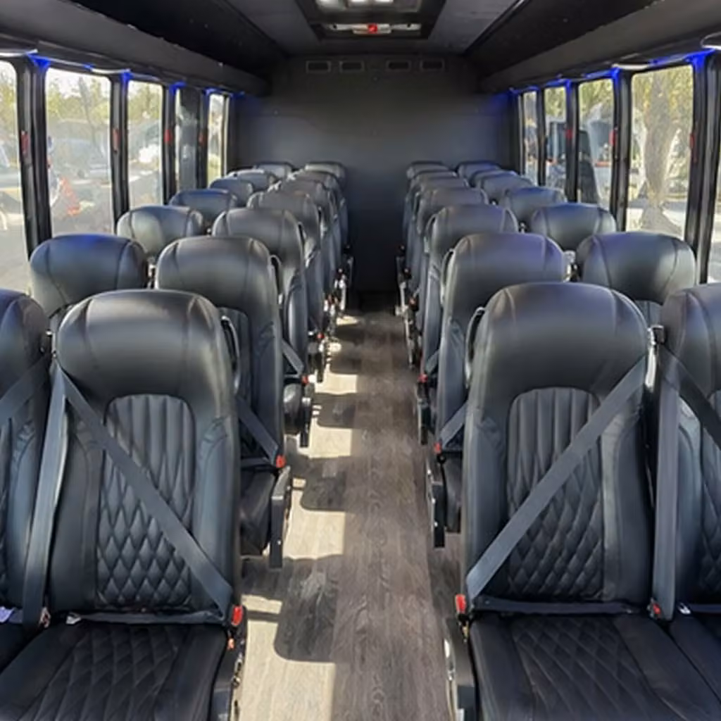 30 passenger minibus interior