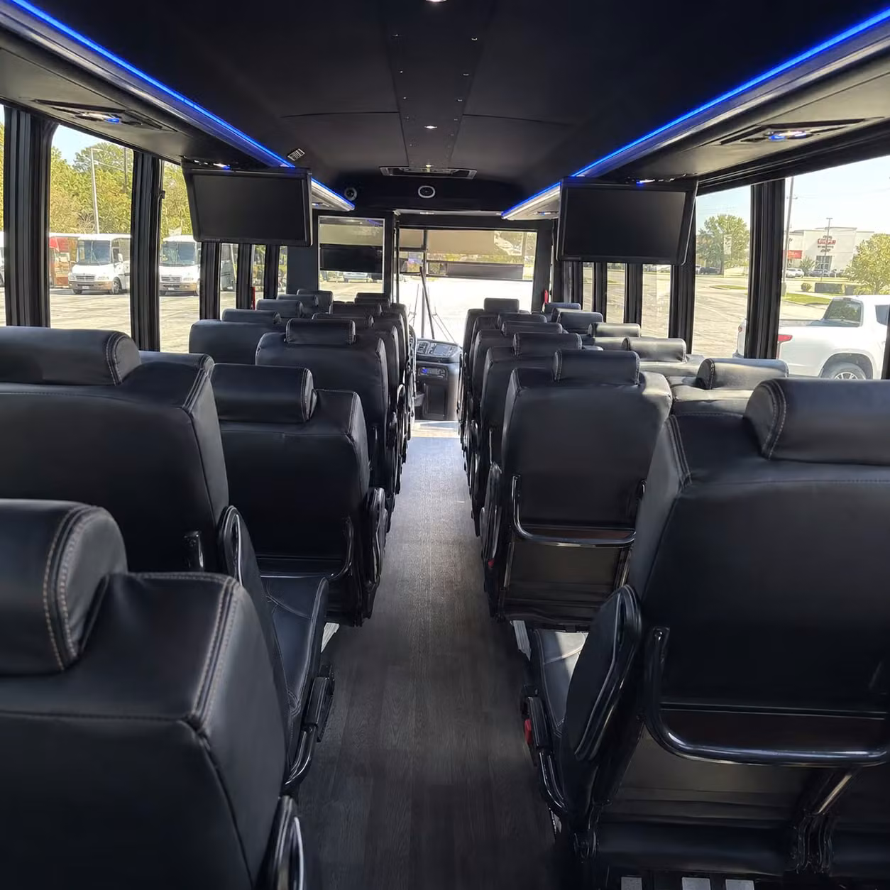 35 passenger minibus interior