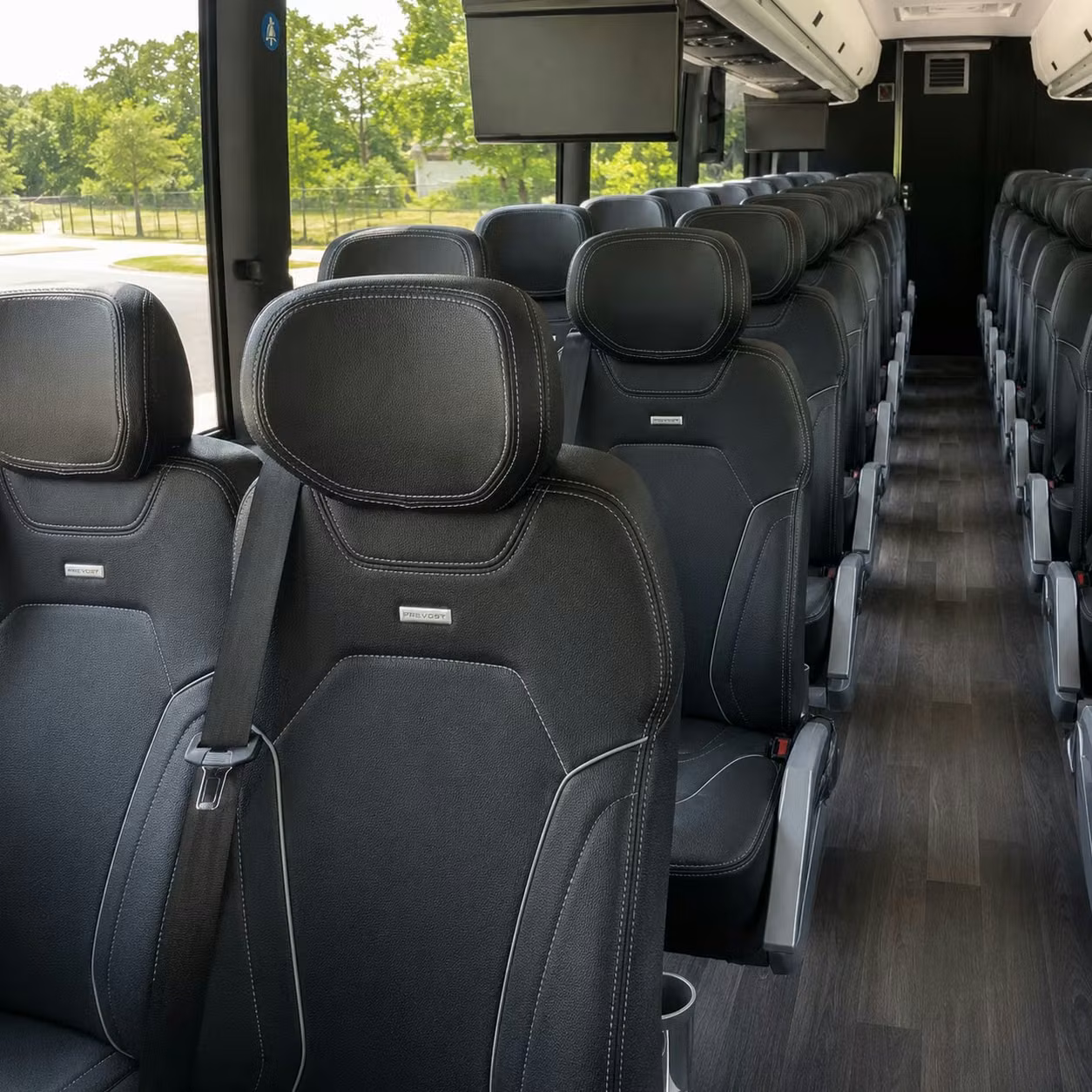 jurupa valley charter bus interior