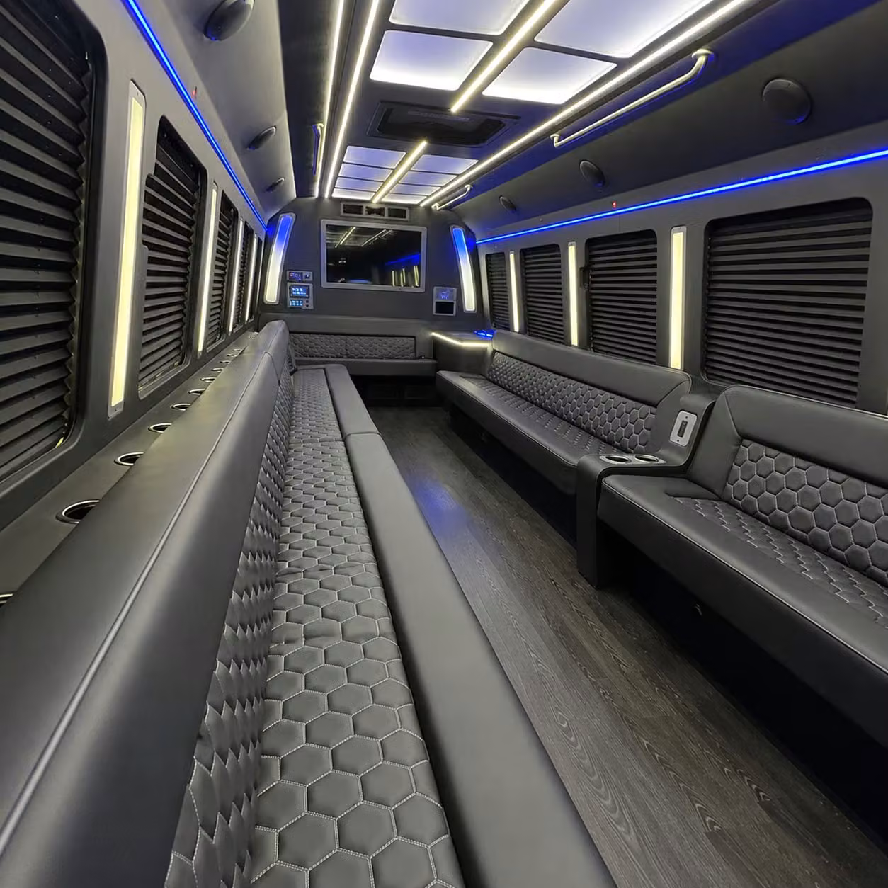 party bus interior