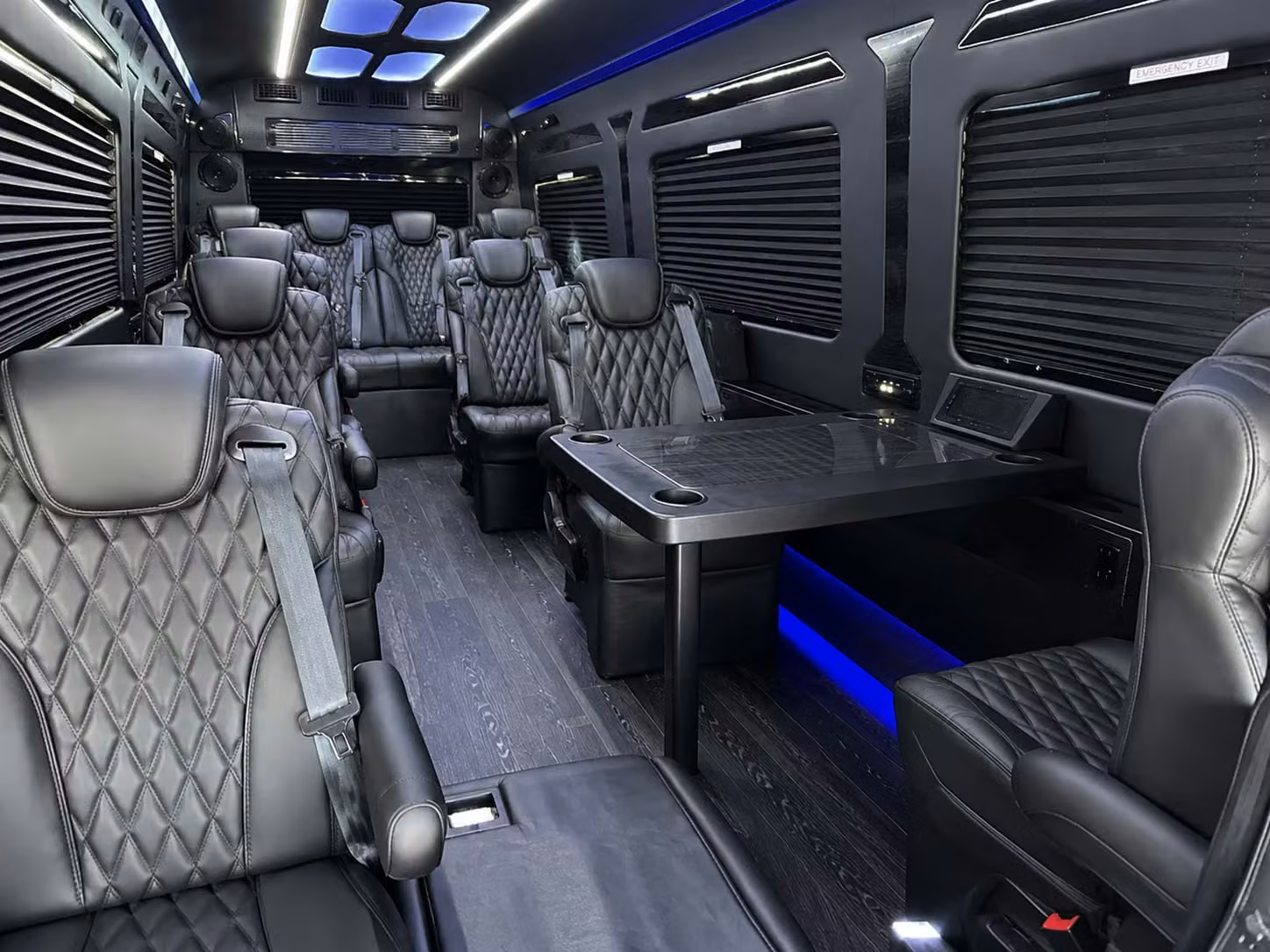 sprinter van with driver interior